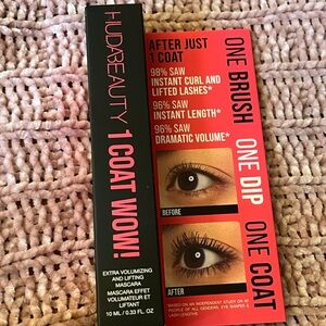 HUDA BEAUTY 1 Coat Wow Mascara - Dramatic Black